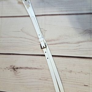 Worthington Crisscross Faux Animal Print White Waist Belt Size Large/ XL